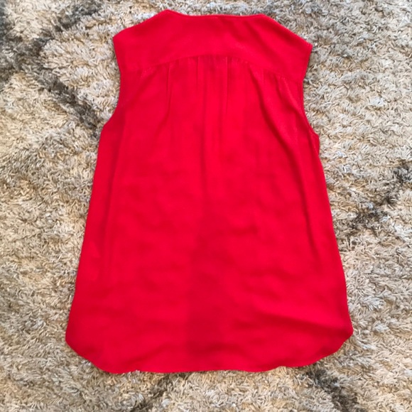 J.crew sleeveless red blouse - Picture 2 of 5